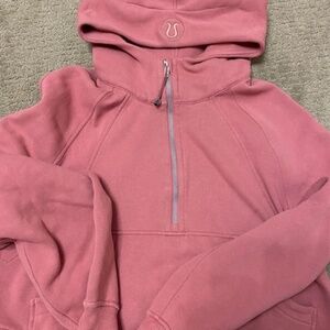 Lululemon Scuba 1/2 Zip Hoodie Pink Size M/L